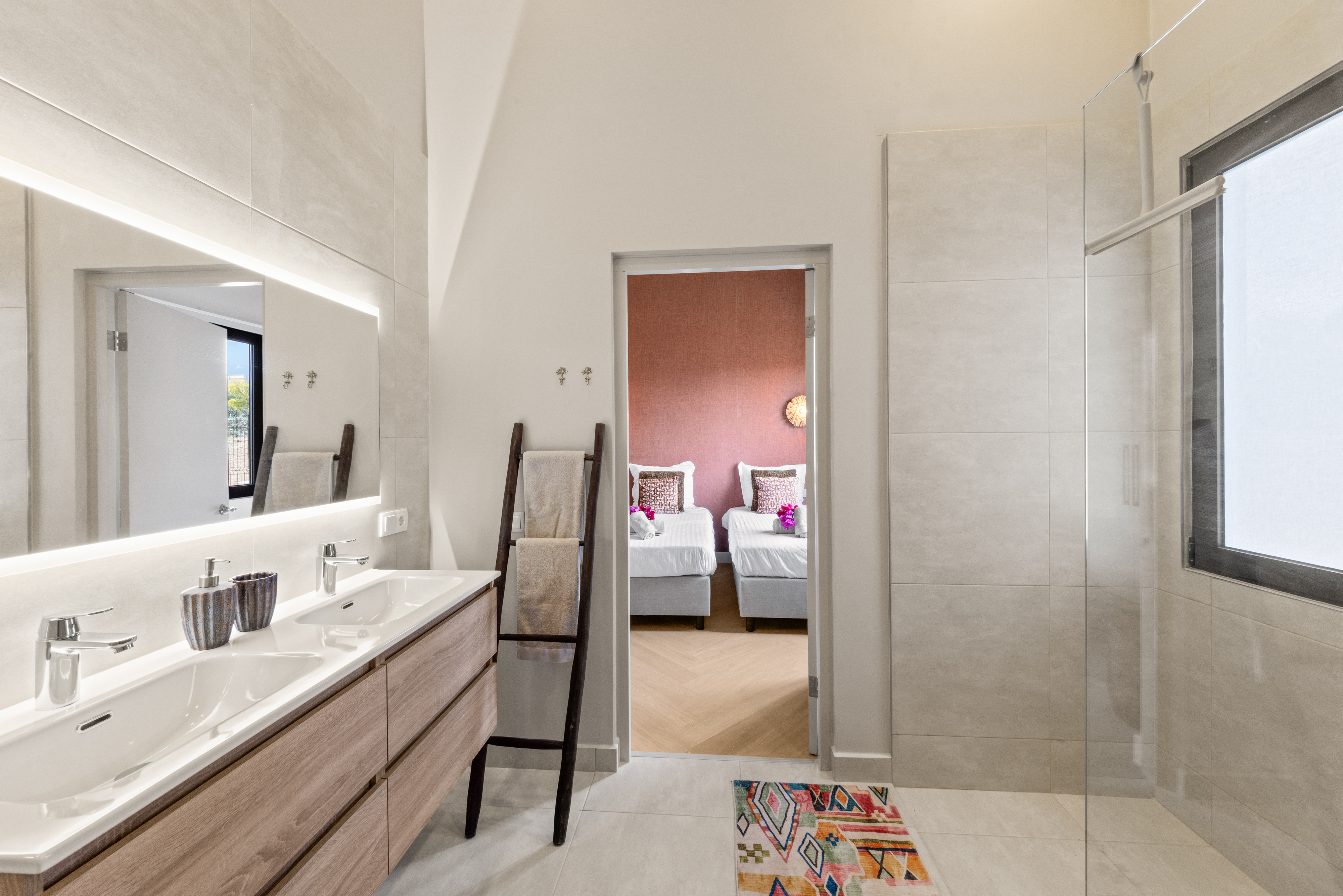 Bathroom twin view