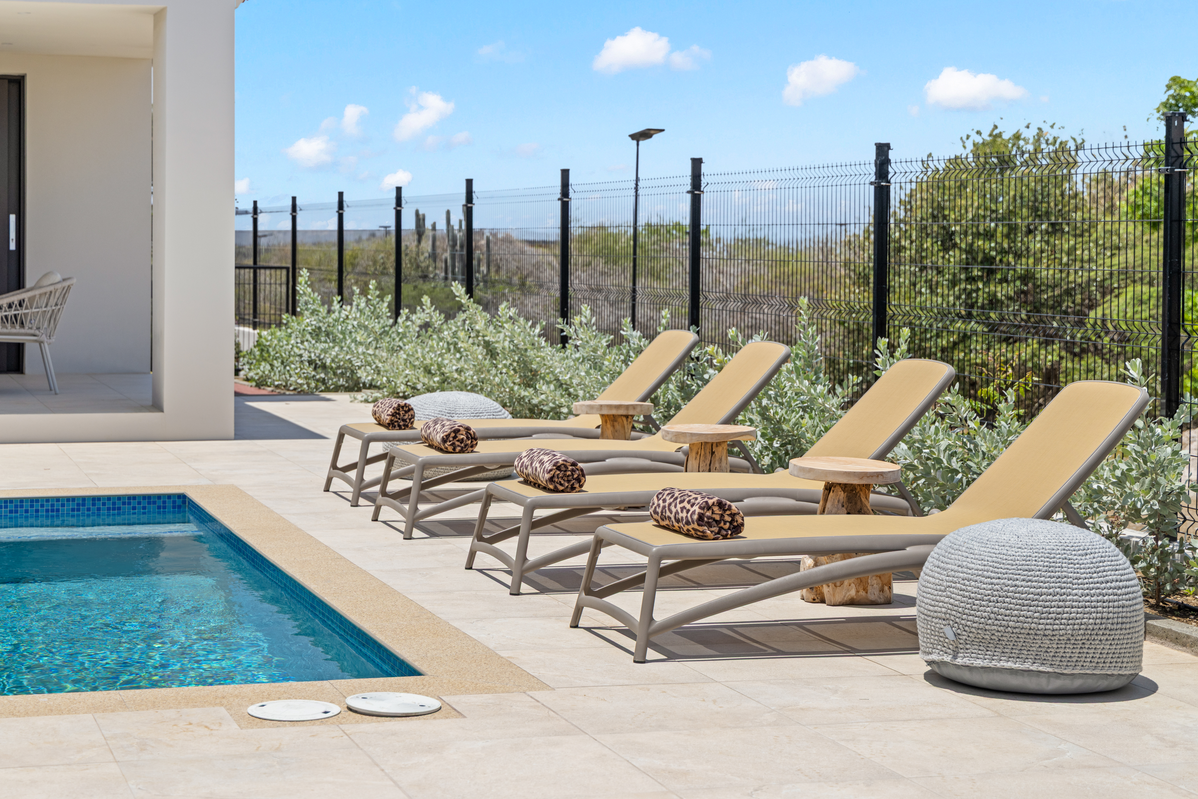 Sun loungers detail