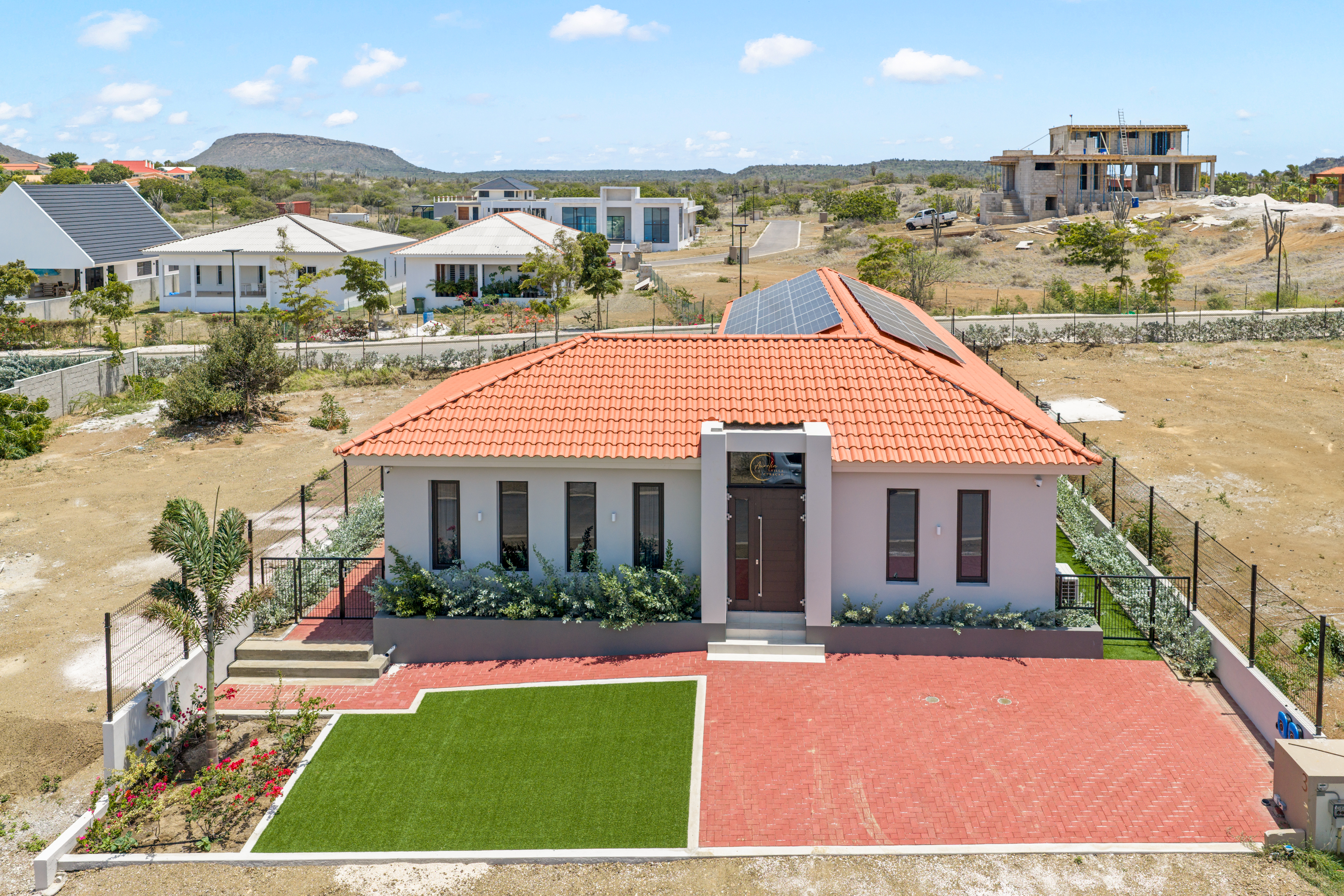 Villa front entrance